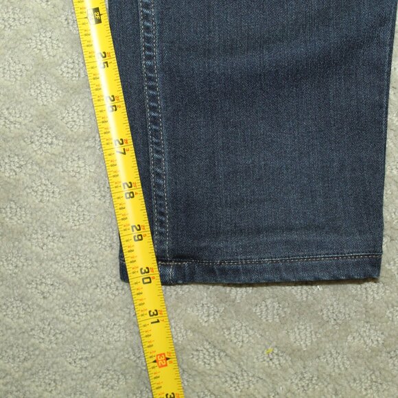 Paige Jeans Mens 32x30 Blue Federal Denim Rayon Blend Slim Straight Stretch - Picture 5 of 8